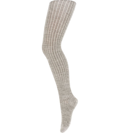MP trømpebukser - Bambus/Uld - Rib - Lenox - Beige Melange