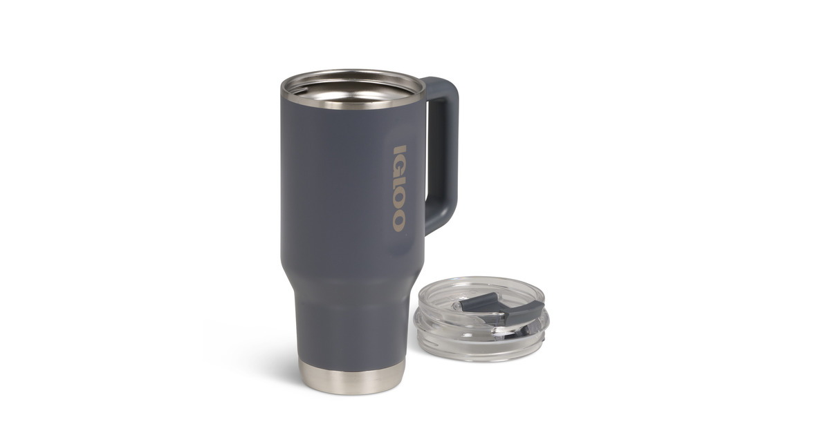 IglooFlip ‘n’ Sip Travel Mug 32 oz, 0,95 liter drinkfles  (Carbon)