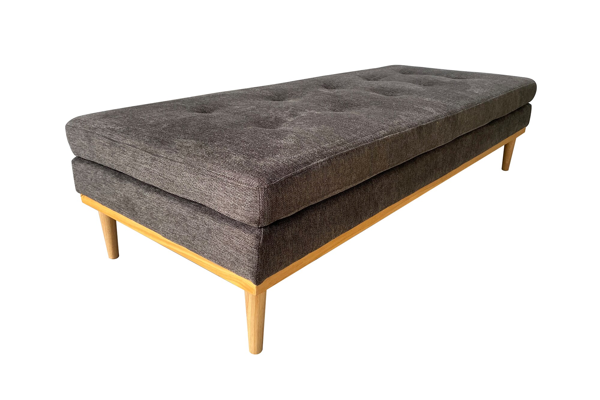 Daybed Strukturstoff anthrazit Gästebett Tagesbett Bett Relaxliege Lounge