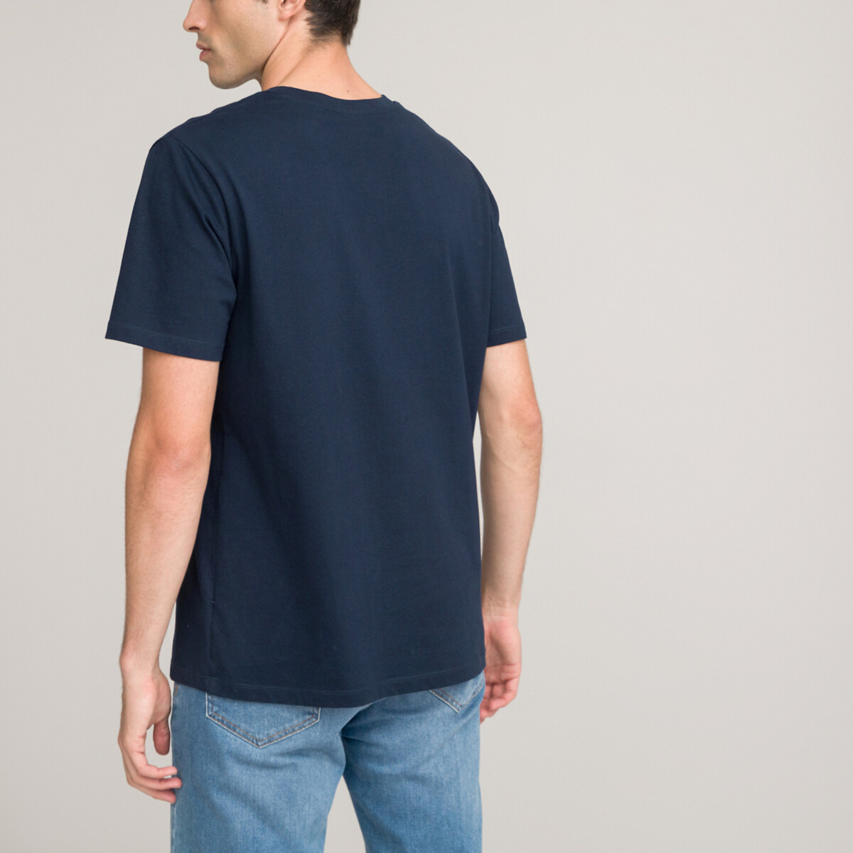 COLEÇÃO LA REDOUTE<br>Camiseta com gola redonda e mangas curtas