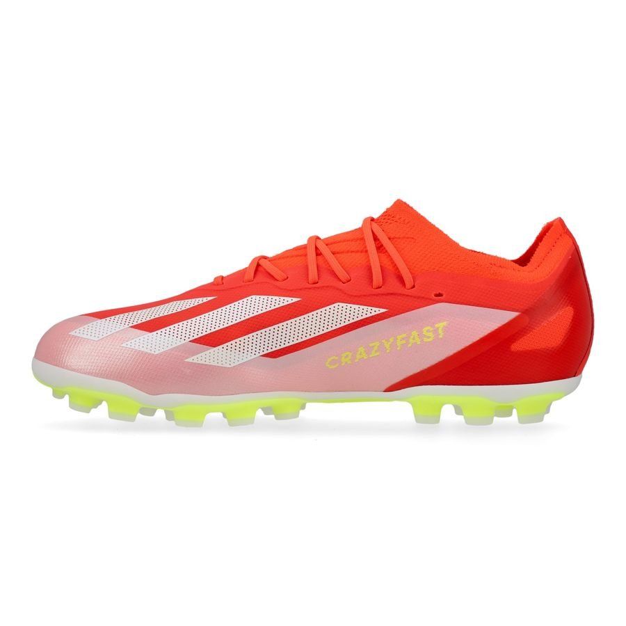 adidas X Crazyfast Elite 2G/3G AG Energy Citrus - Rouge/Blanc/Jaune