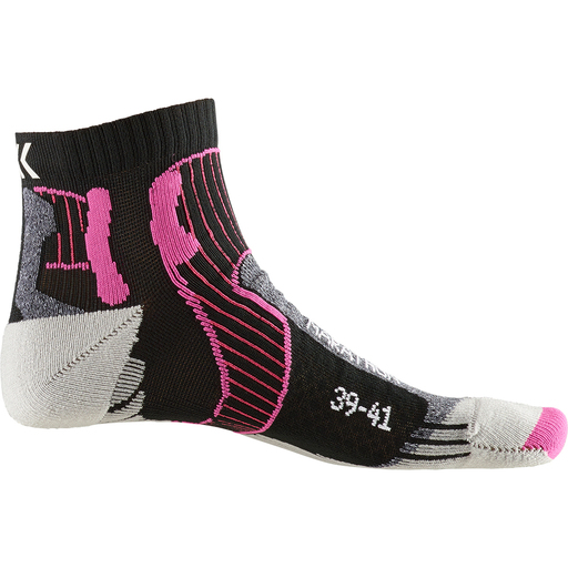 Meia energética X-bionic para maratona feminina