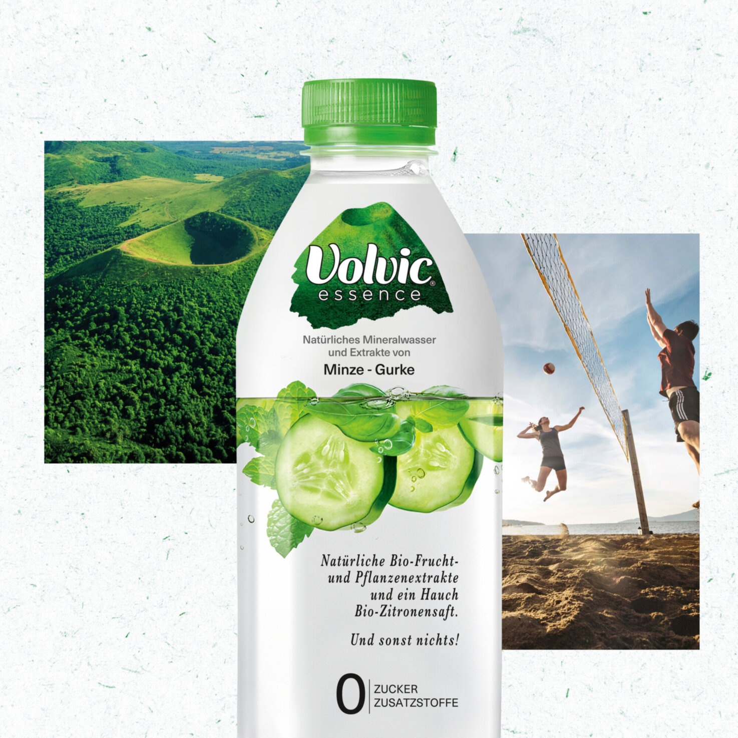 Volvic Essence Minze & Gurke 6x75cl -450cl