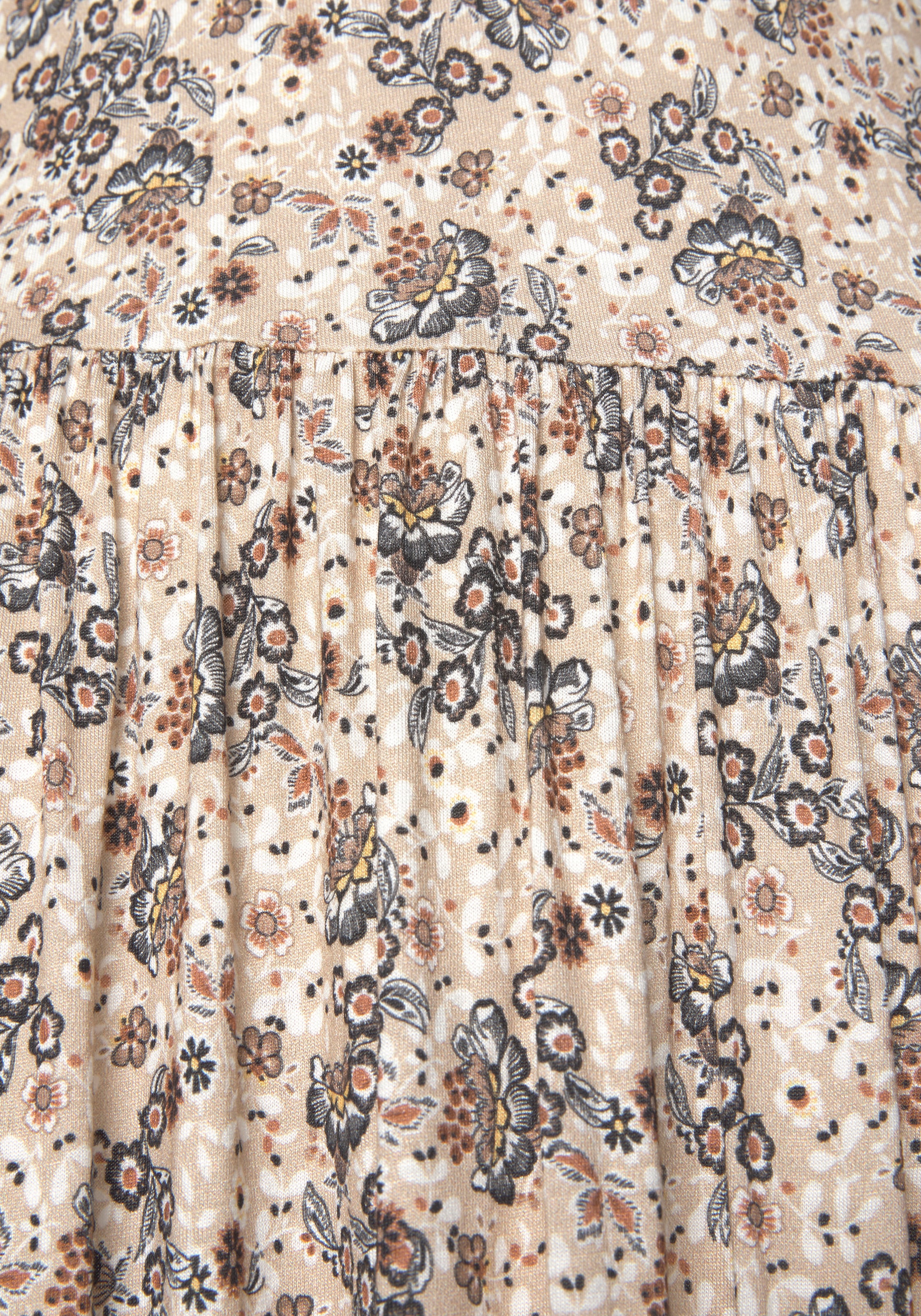 Vivance Midikleid mit Blümchenprint, luftiges Sommerkleid, Strandkleid