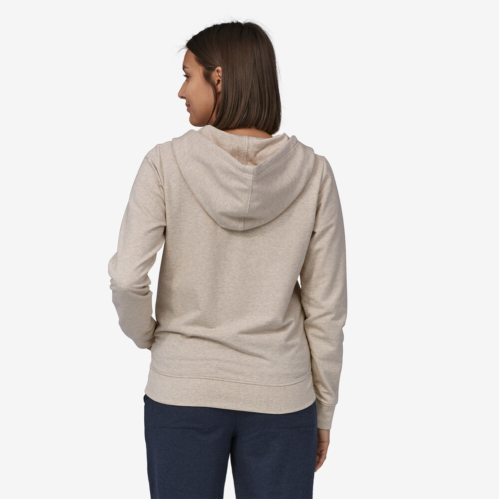 Ahnya Fleece-Kapuzenpullover für Damen mit durchgehendem Reißverschluss