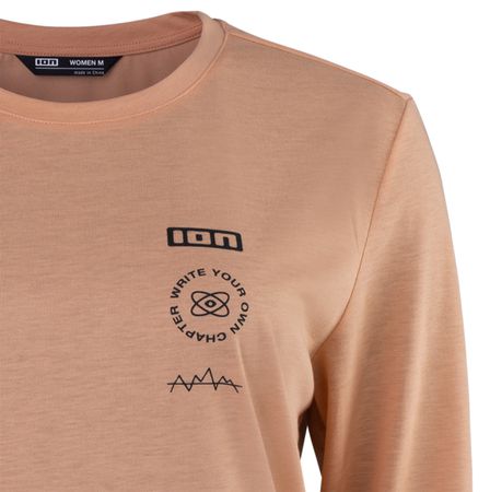 S IONIC DR Damen-Langarmshirt  coral bloom  38
