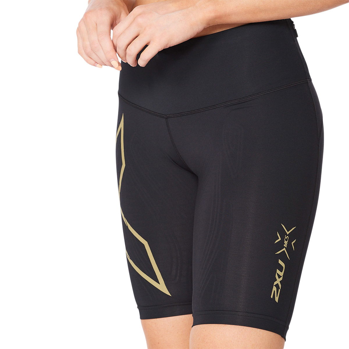 2XU Light Speed Mid-Rise Korte Kompressions Træningstights Dame