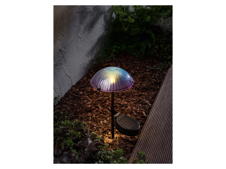 Solar LED-paddenstoel