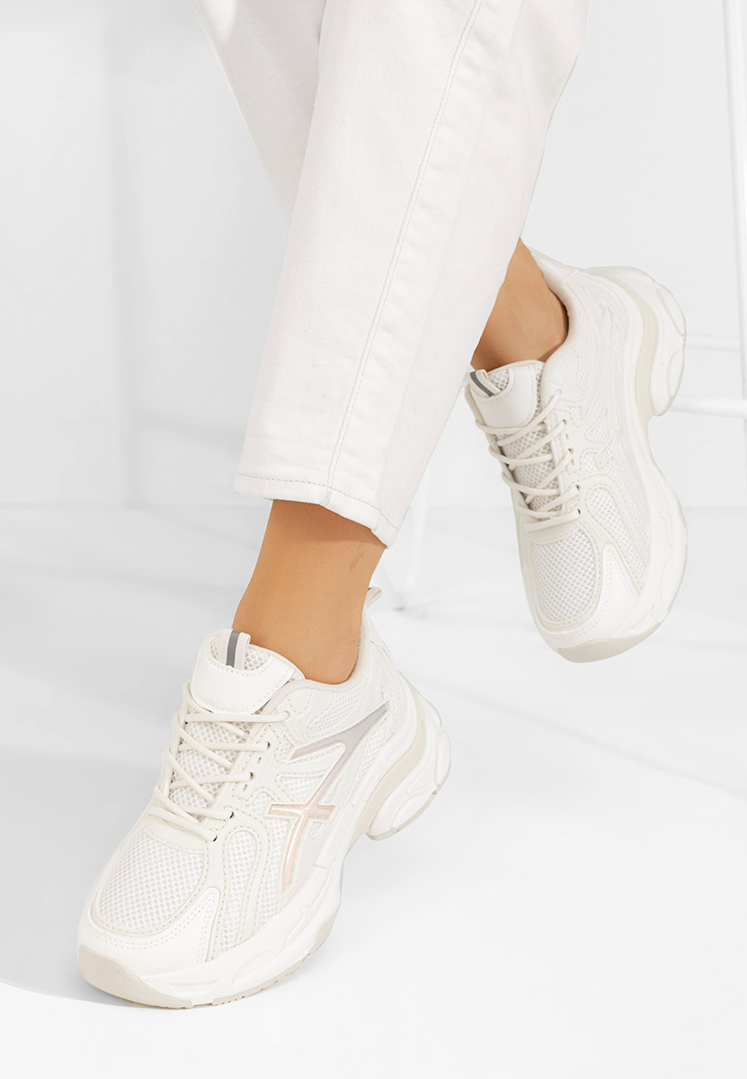 Baskets pour femme beige Chanelle