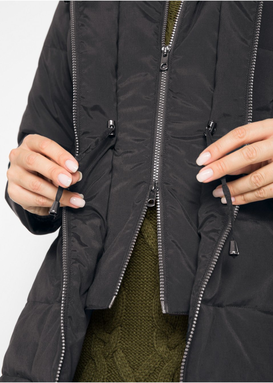 Veste matelassée à capuche, doublée