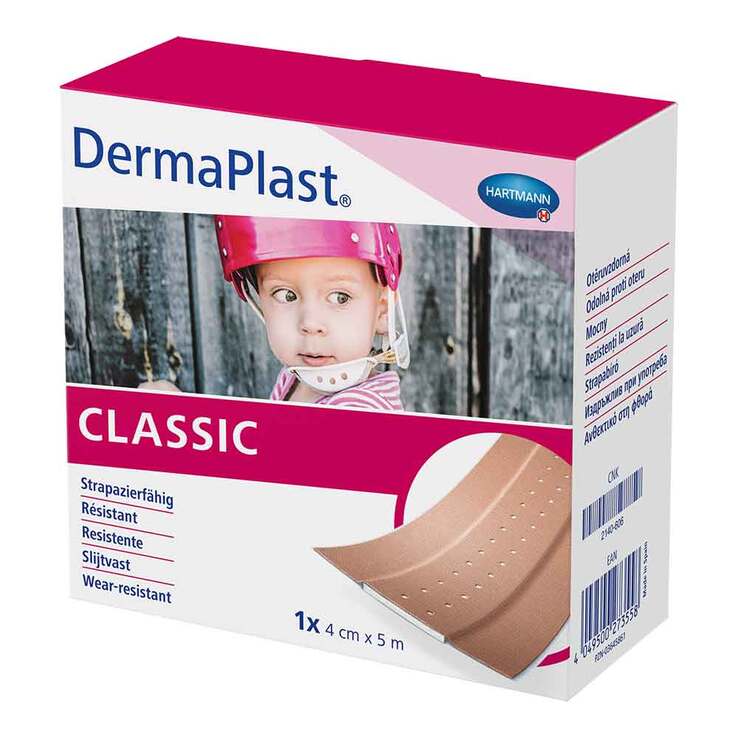 Dermaplast Classic Pflaster 4 cm x 5 m, 1 St