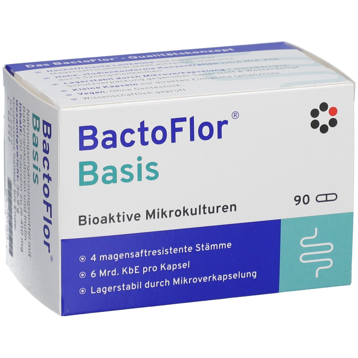 BactoFlor® Basis Kapseln mit 6 Mrd. KbE für eine gesunde Darmflora