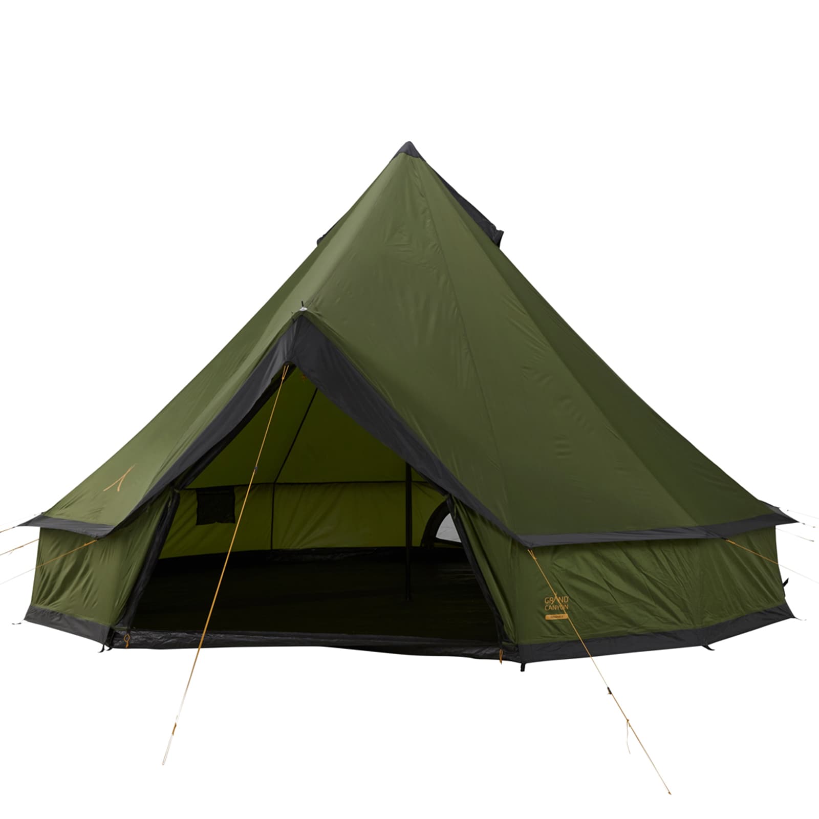 GRAND CANYON Indiana 8 Personen Rund Zelt Familien Gruppen Zelt Tipi Wigwam Groß Farbe: Capulet Olive