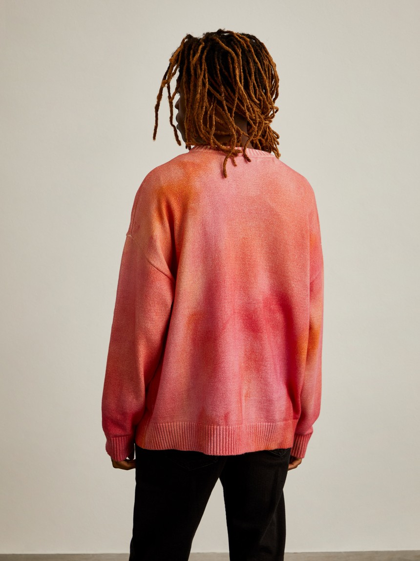Camisola de malha tie dye Lion x Killa