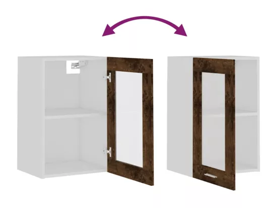 Armoire en verre suspendue 