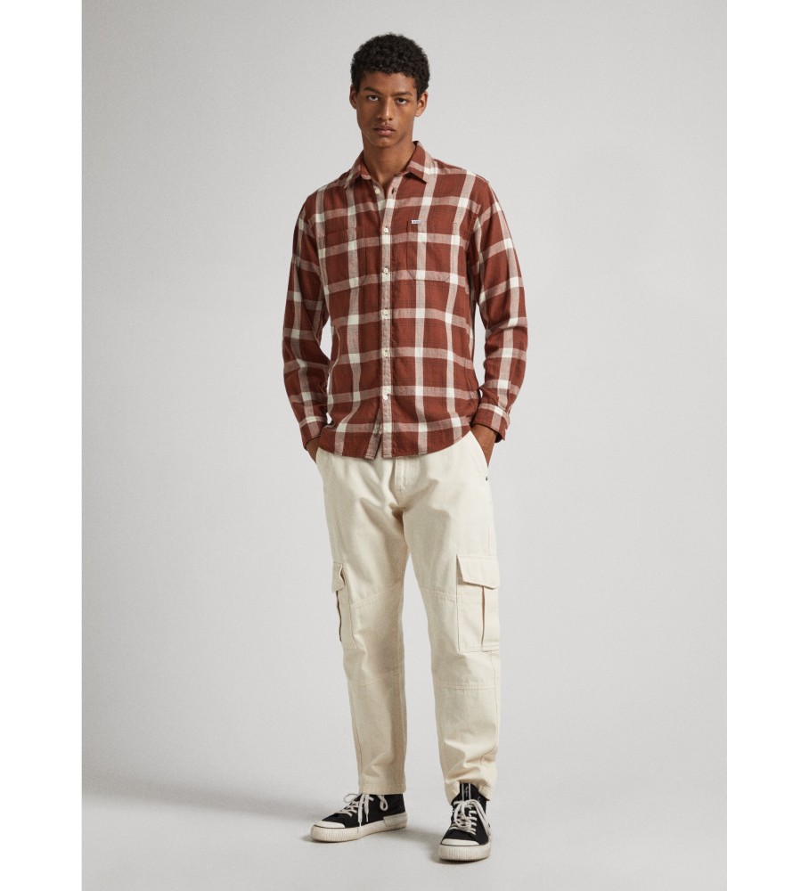 Camisa laranja Pepe Jeans Corbus