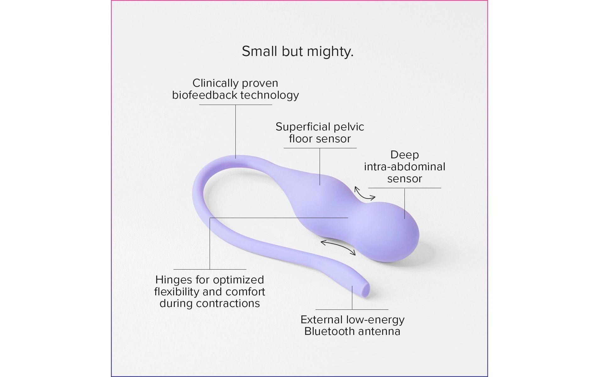 Kegelübungstrainer, Flieder<br>Kegel-Trainer für einen stärkeren Beckenboden