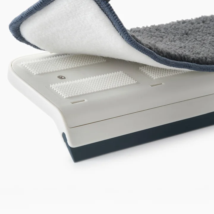 Joseph Joseph - CleanTech 2-in-1 Mikrofaser-Fensterwischer und -abzieher, stone