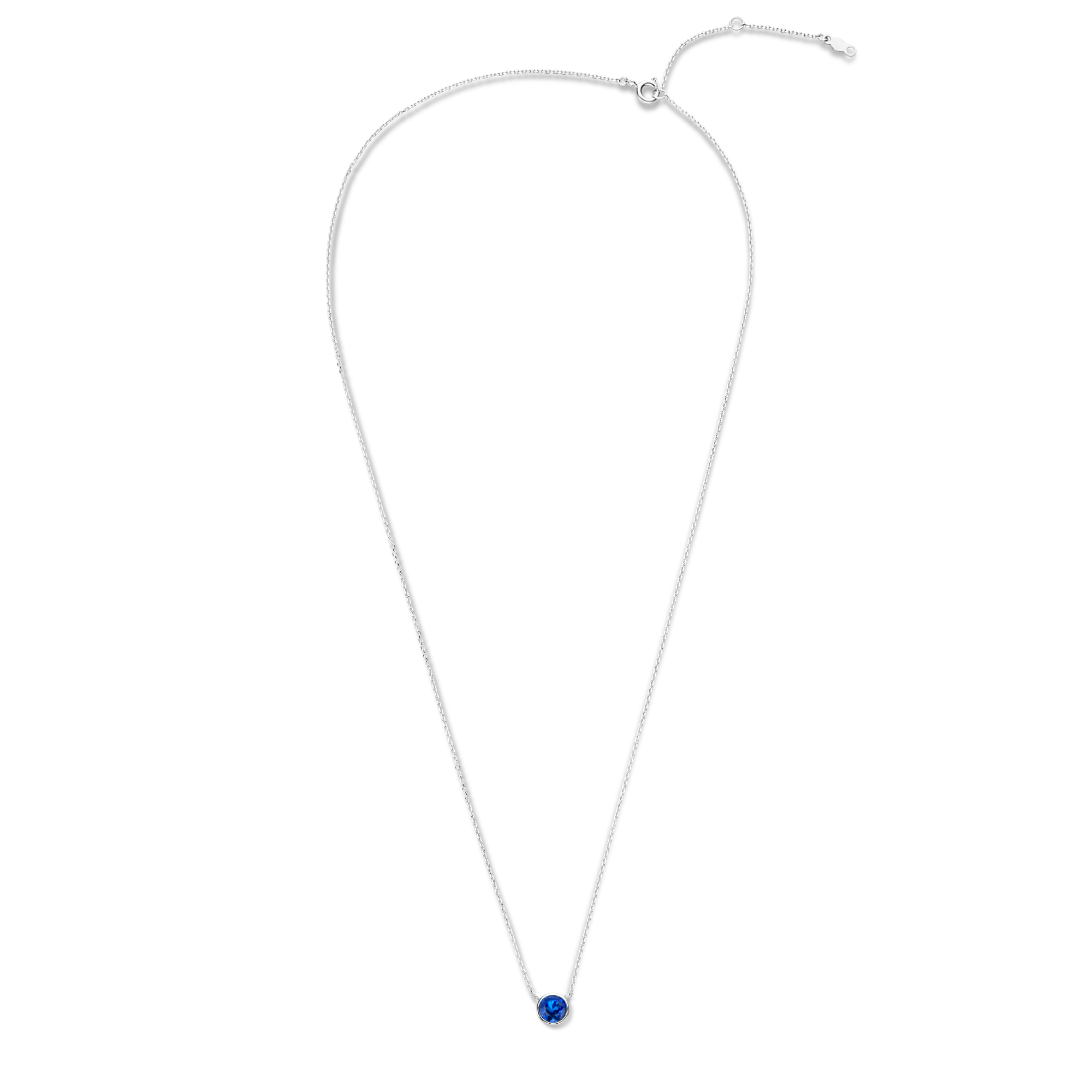 geboortesteen sieraden, ketting Violet Hamden Violet Hamden Zilver