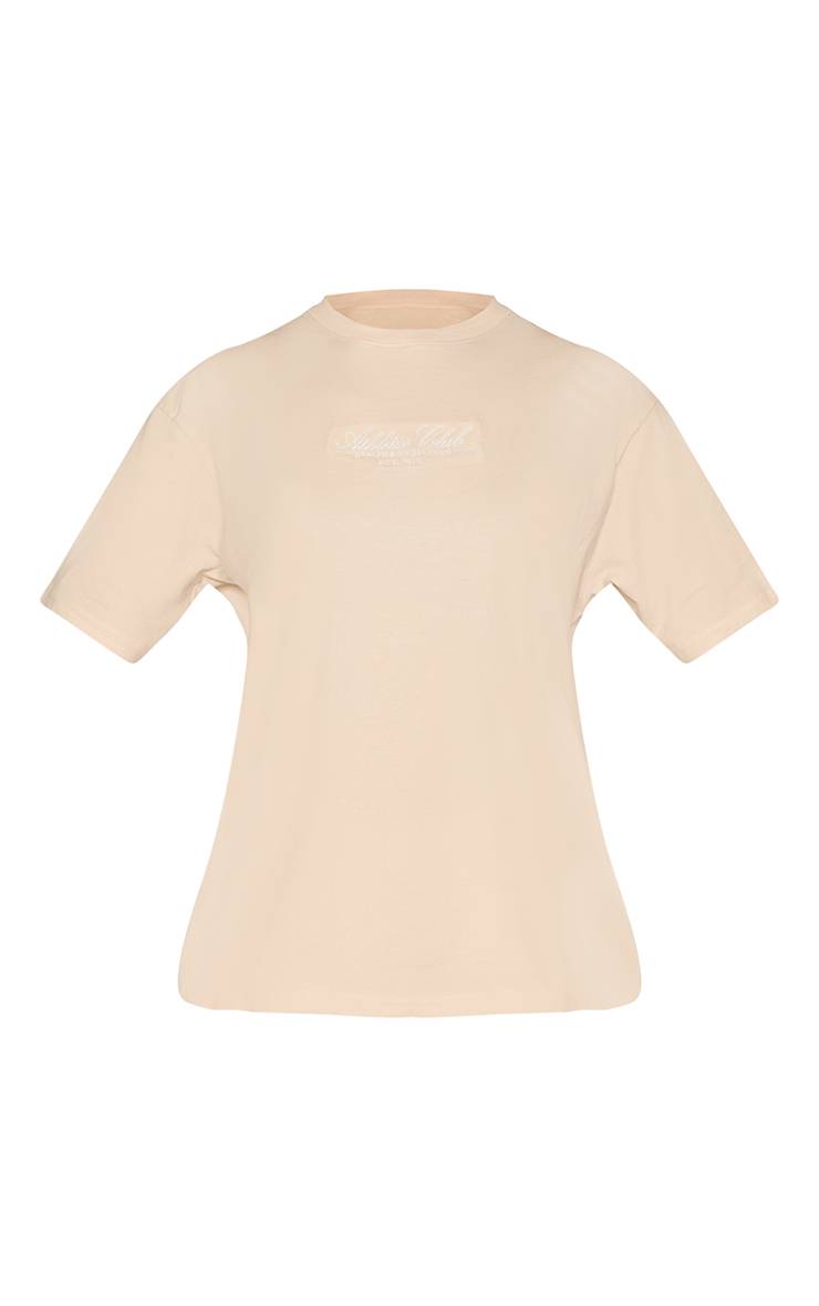 Butter Yellow T-shirt Oversize Athletics Club