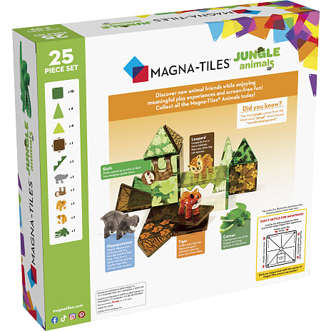 Magna-Tiles magnetisk byggesæt - 25 dele