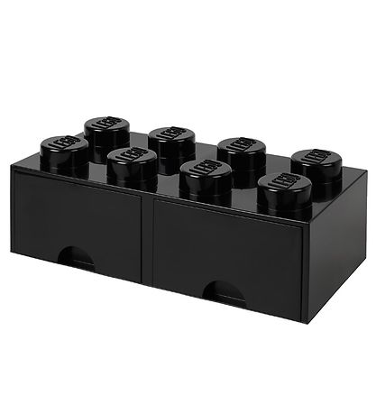 LEGO? Storage Opbevaringsskuffe - 8 Knopper - 50x25x18 - Sort
