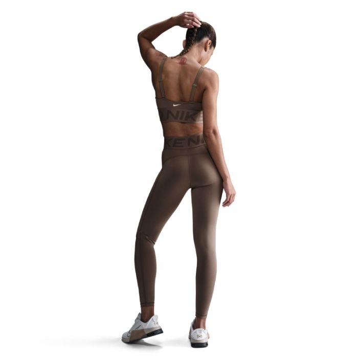 Nike Dame Lange tights Dri-FIT Sculpt High-Waisted Tights Brun
