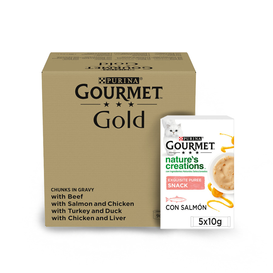 Pacote de comida úmida gourmet para gatos adultos - Petiscos em molho