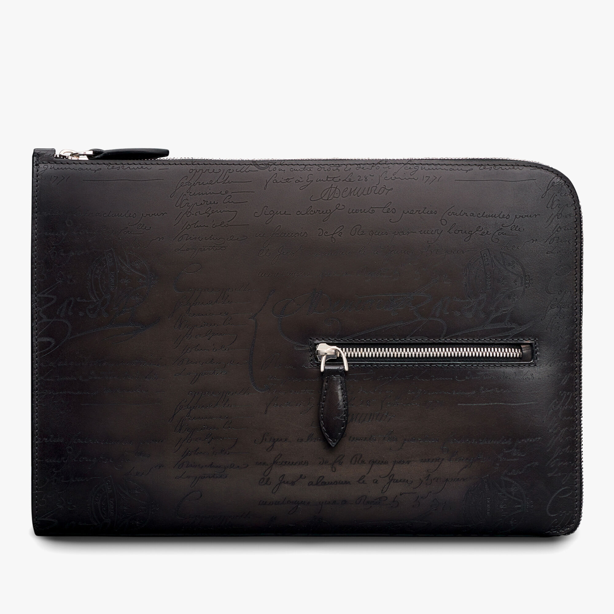 Pochette Nino Tgm En Cuir Scritto