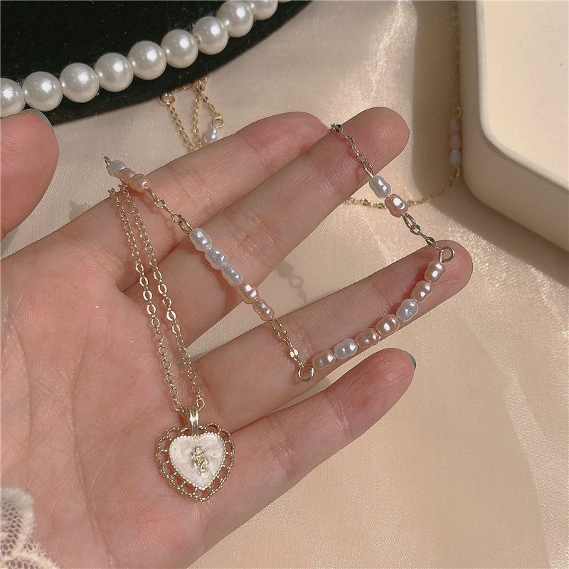 Studio Nana - Hartvormige hanger ketting