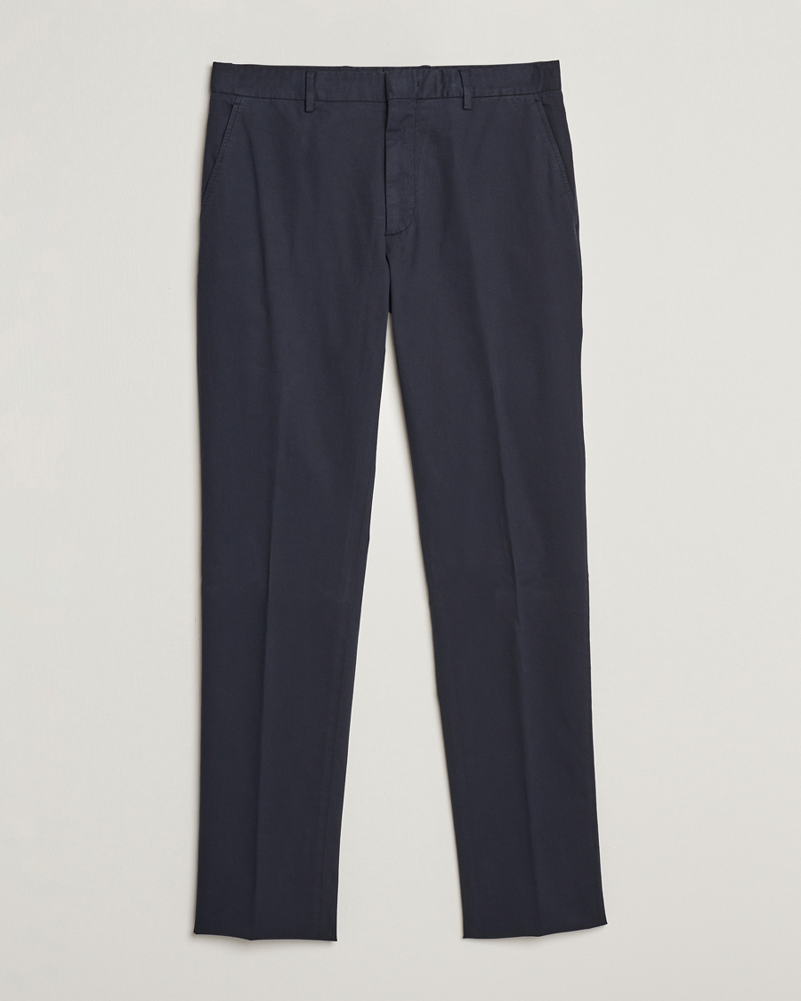 Zegna Soft Cotton Chinos Navy