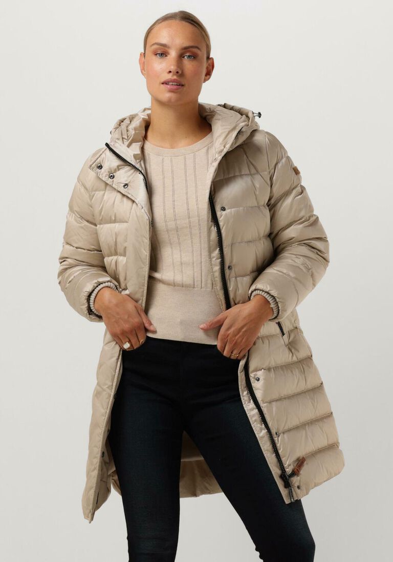 MOSCOW beige moscow gewatteerde jas 01-08-gail