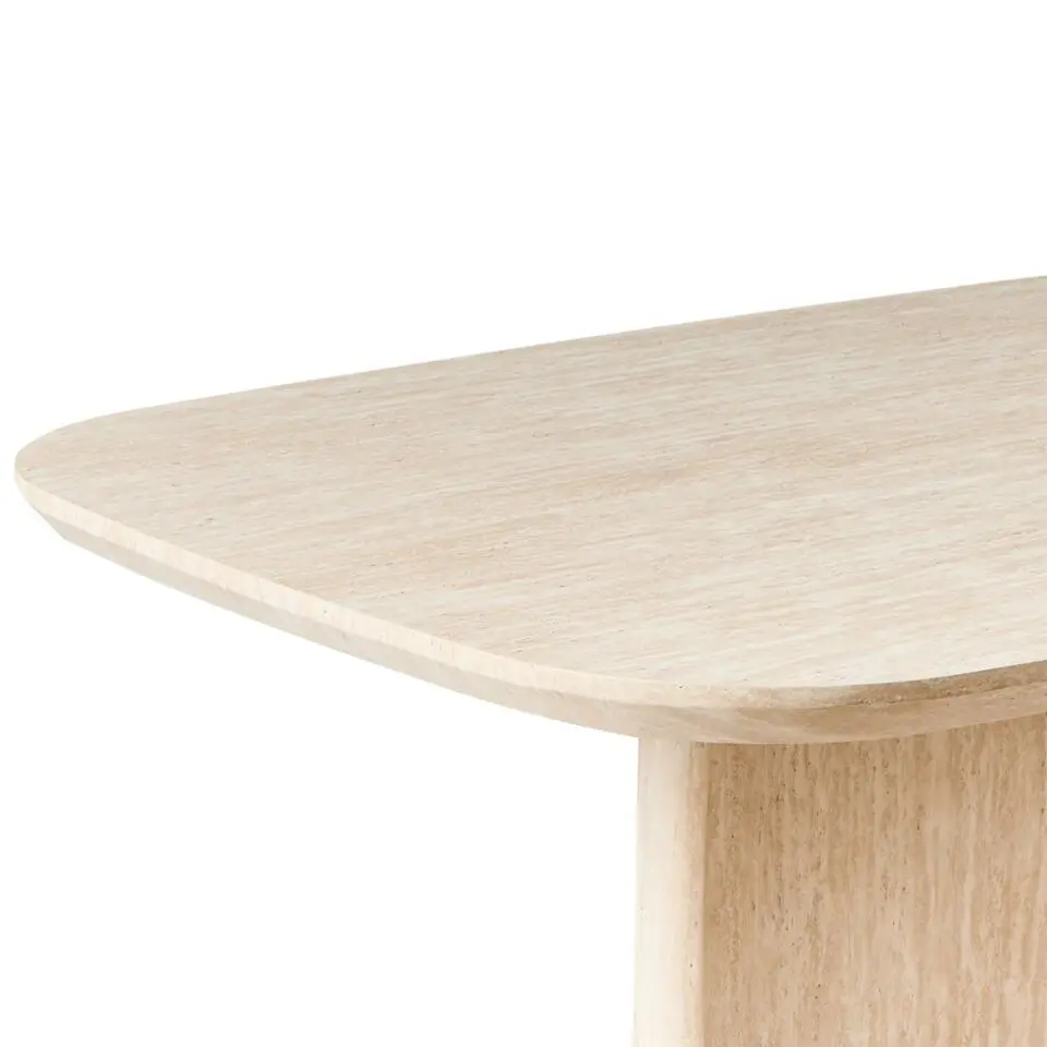 TRAVERS - Eettafel - Lichtbruin - 180 x 90 cm - MDF