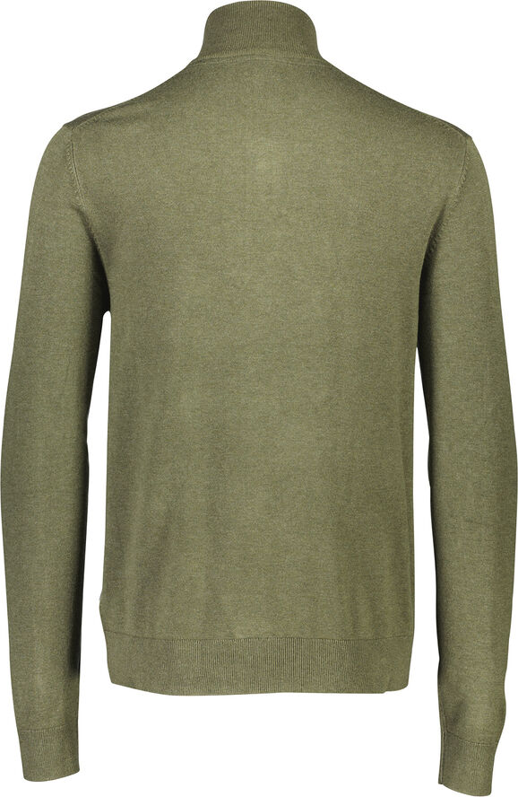 Lindbergh Ecovero half zip L/S knit Grøn