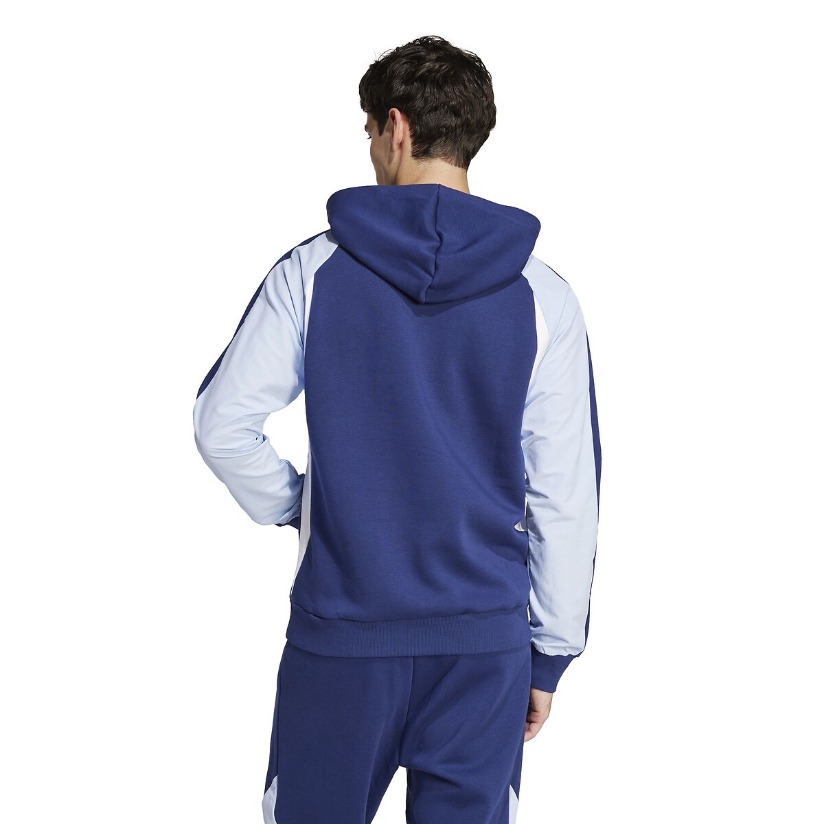 ADIDAS ROUPAS ESPORTIVAS<br>Moletom Essentiel com blocos de cores
