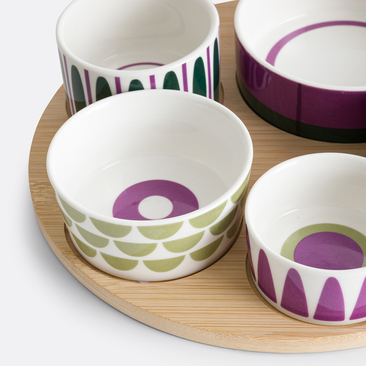 LA REDOUTE INTERIEURS<br>Conjunto de aperitivos de 5 taças pequenas, Etno