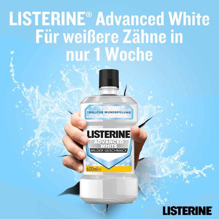 Listerine Advanced white Mundspülung, 600 ml