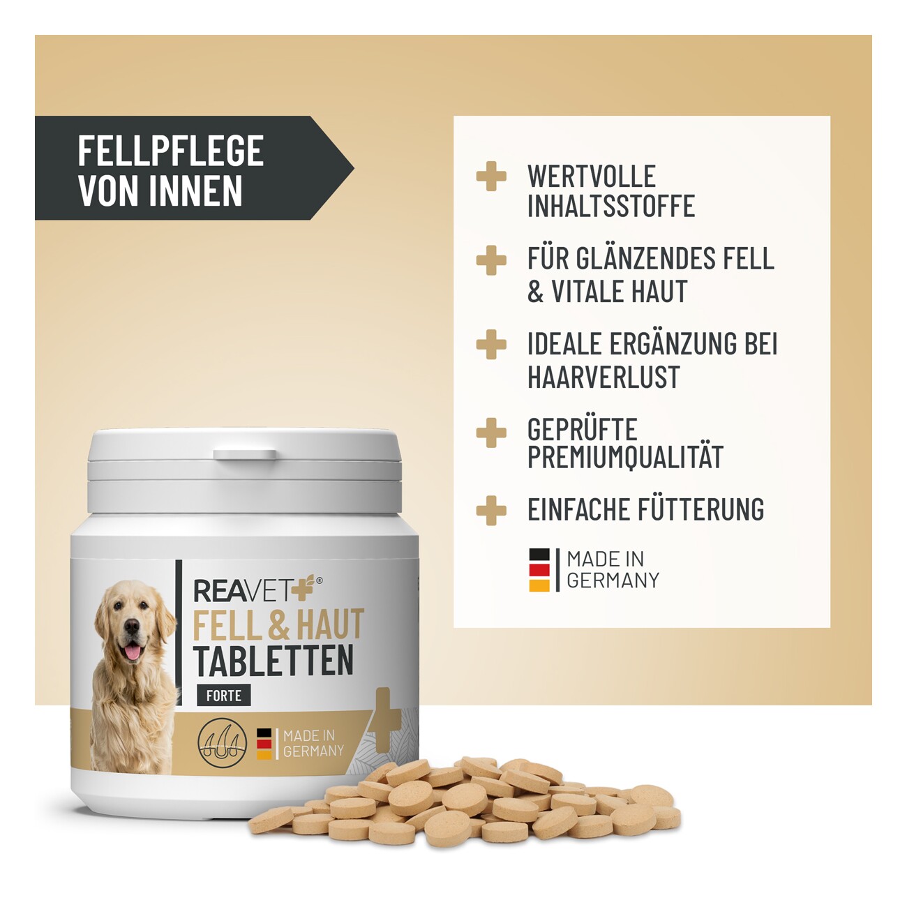 REAVET Fell & Haut Tabletten 120Stk
