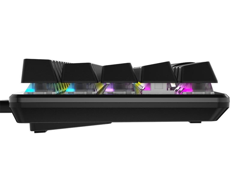 Corsair Gaming-Tastatur K65 Pro Mini Optisch-mechanische Gaming-Tastatur mit RGB-LED Hintergrundbeleuchtung und Corsair OPX-Tastenschaltern