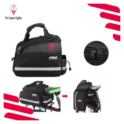 Sacoche Porte-bagages Arrière - 8 à 20 litres - Imperméable avec housse de pluie