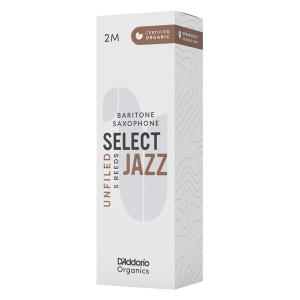 DAddario Woodwinds Organic Sel. Jazz Unf. BAR 2M