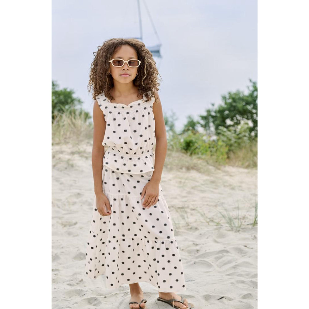 Køb kids ONLY Cloud Dancer Black Dots Kogsweta Sl Top Wvn