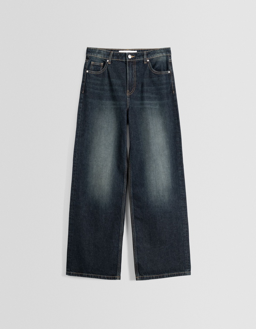 calças jeans largas