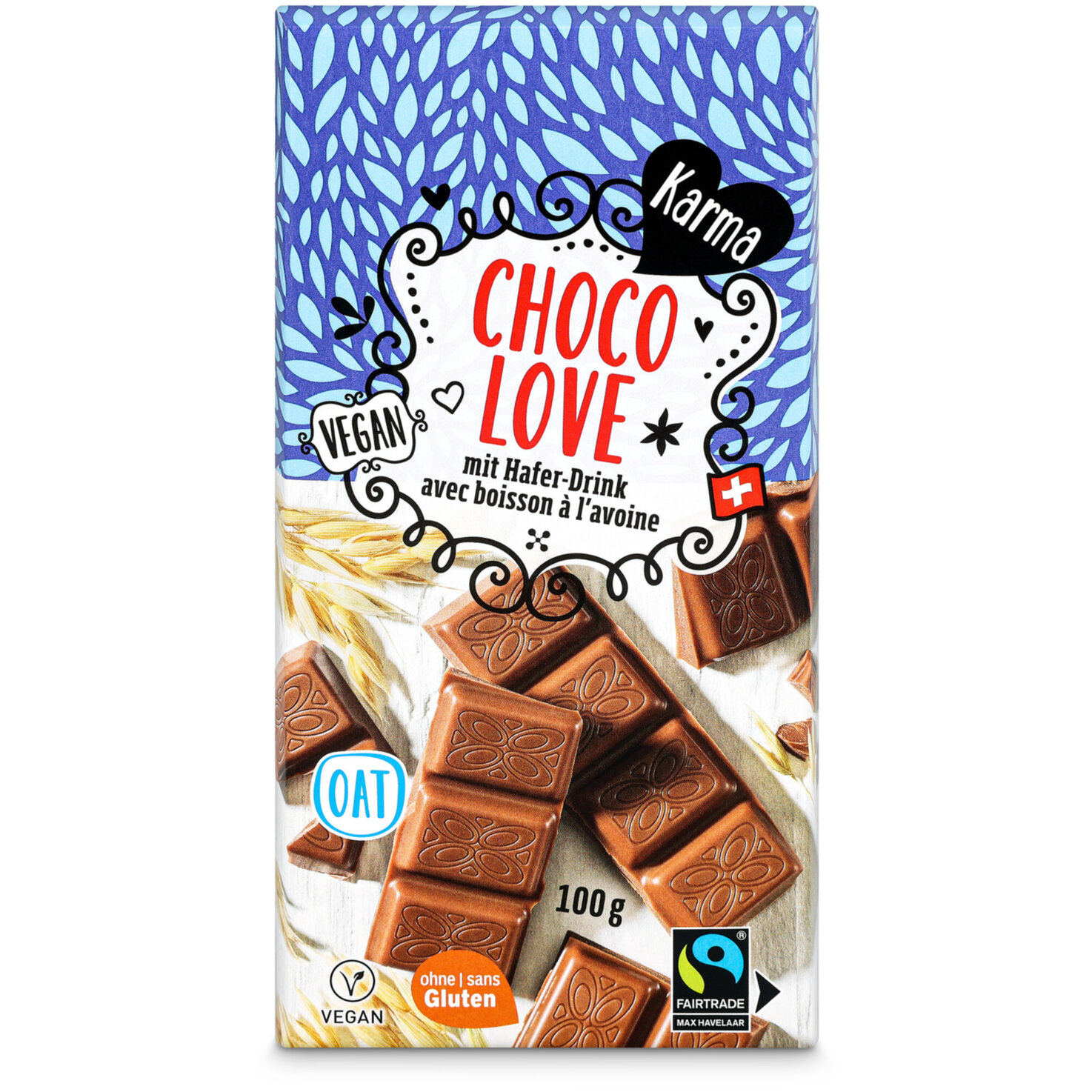 Karma Fairtrade Tafelschokolade Choco