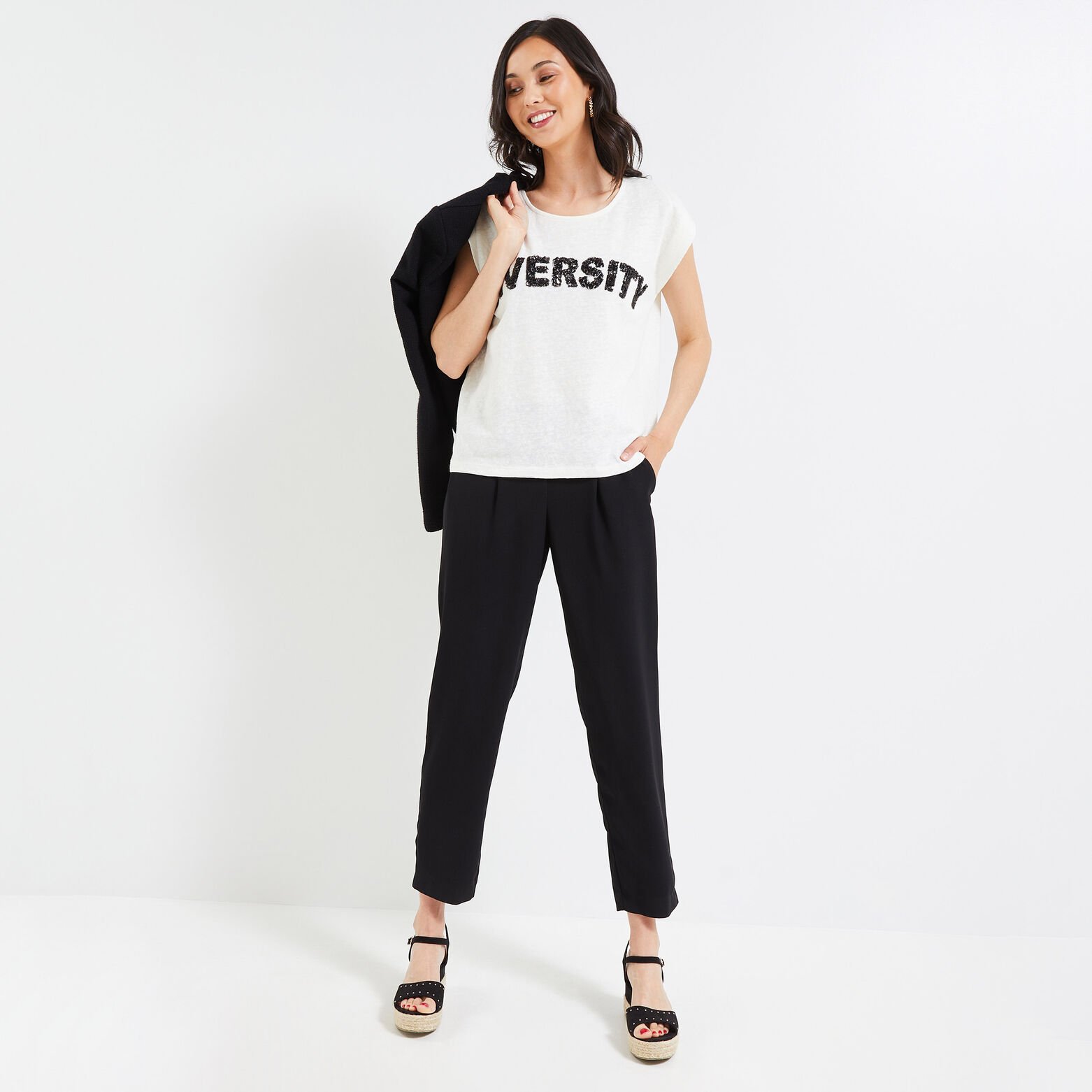 T-shirt à message femme