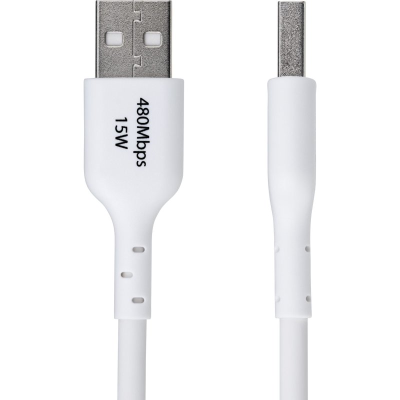 StarTech.com Câble de Charge USB-A vers USB-C de 3m, Charge et Synchronisation, 3A, USB 2.0, Gaine TPE - Cordon de Charge USB Blanc