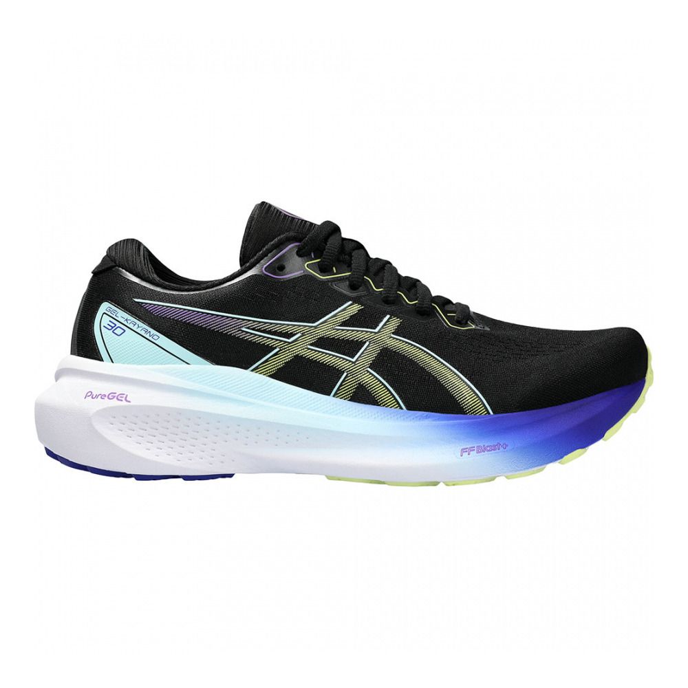 Asics GEL-KAYANO 30 - Chaussures running Femme black/glow yellow