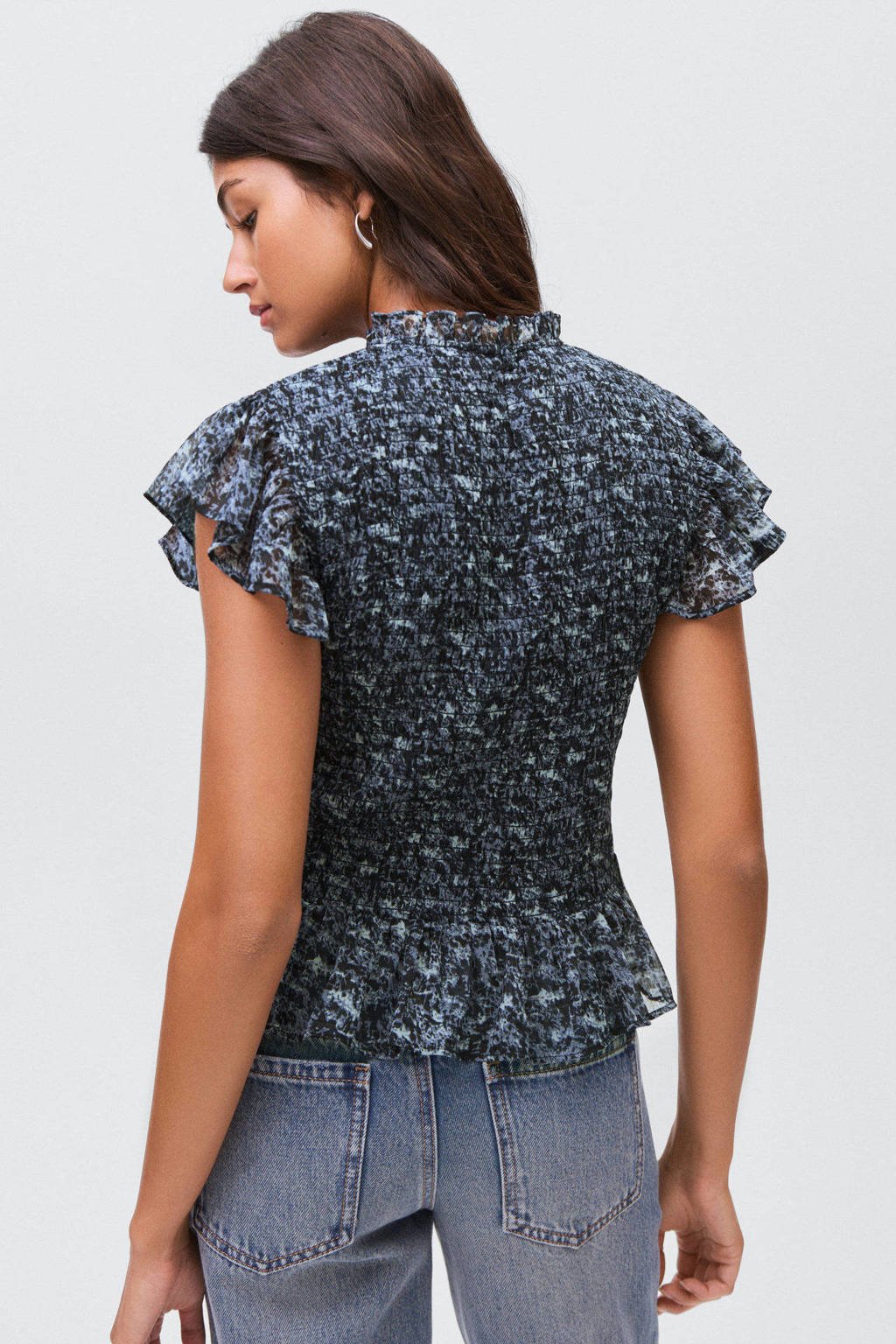 MANGO TEEN blousetop donkerblauw