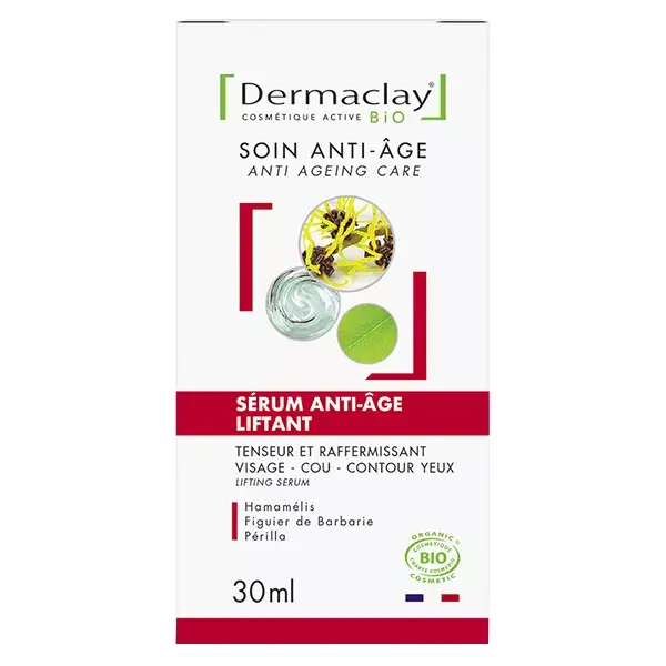 Sérum Lifting Antienvelhecimento Orgânico Dermaclay 30ml