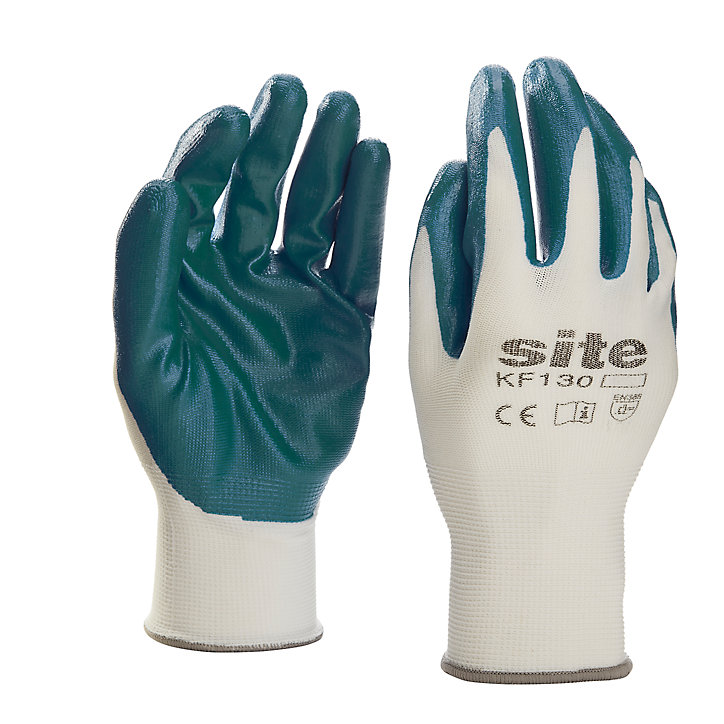 Gants à paume nitrile Site - Taille 9 (L)